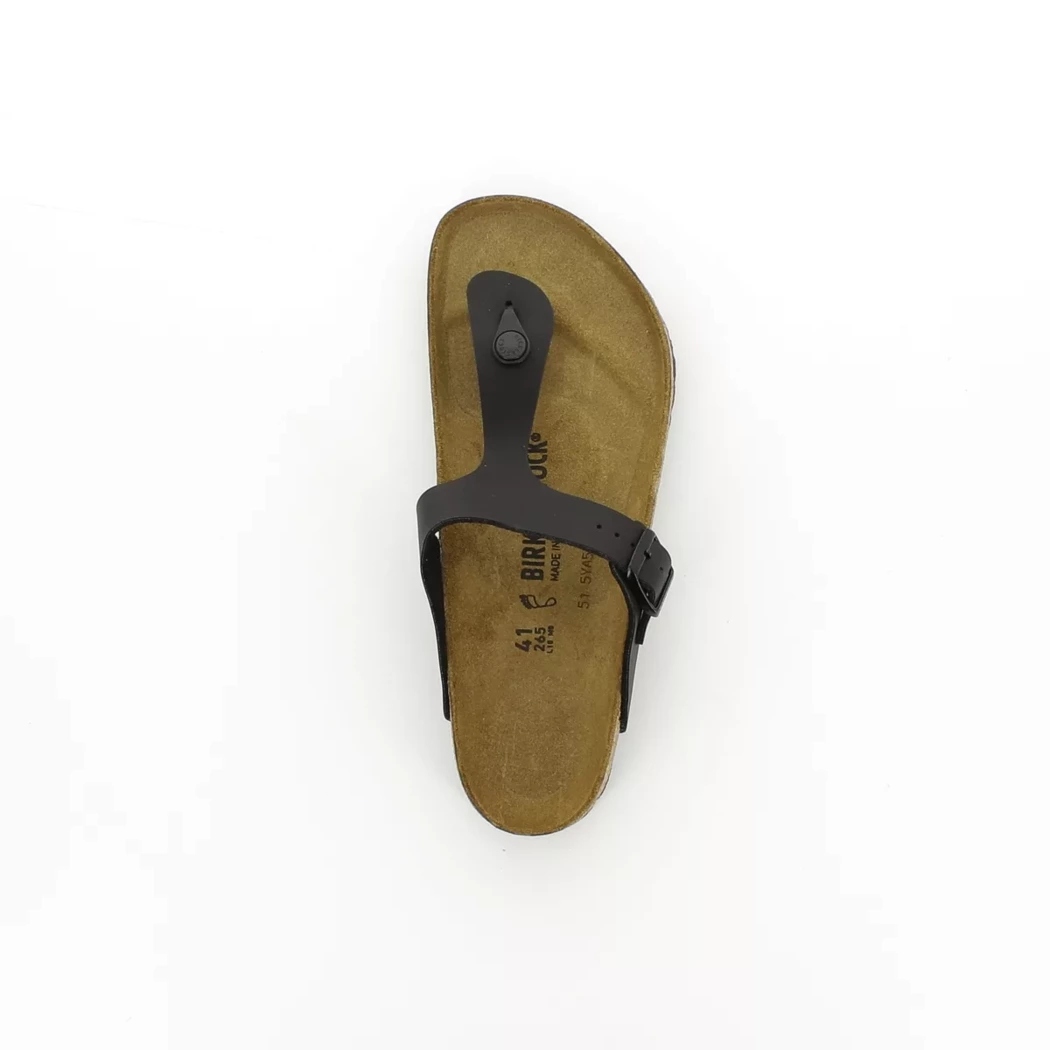 Image (6) de la chaussures Birkenstock - Mules et Sabots Bleu en Cuir synthétique