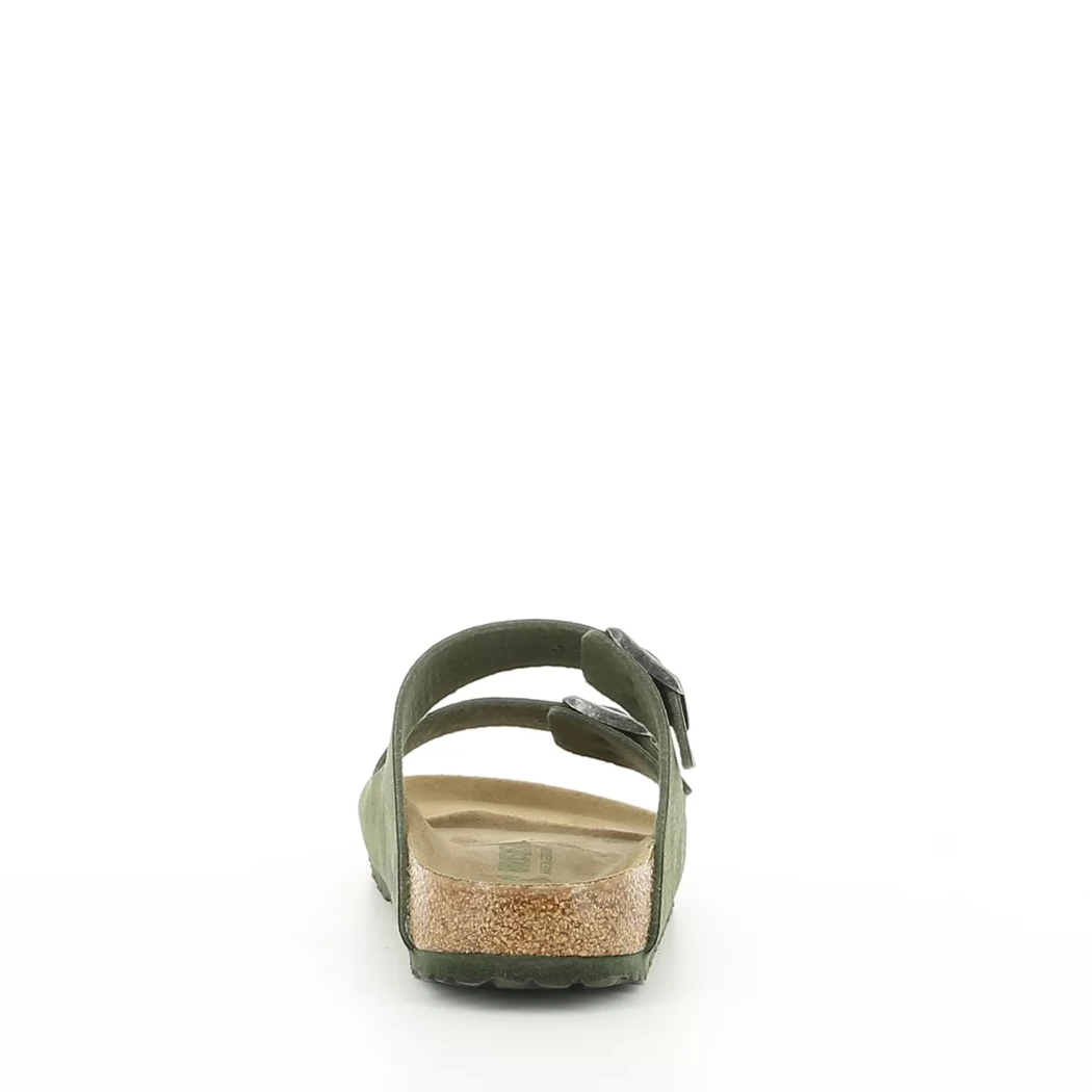 Image (3) de la chaussures Birkenstock - Mules et Sabots Vert en Cuir synthétique