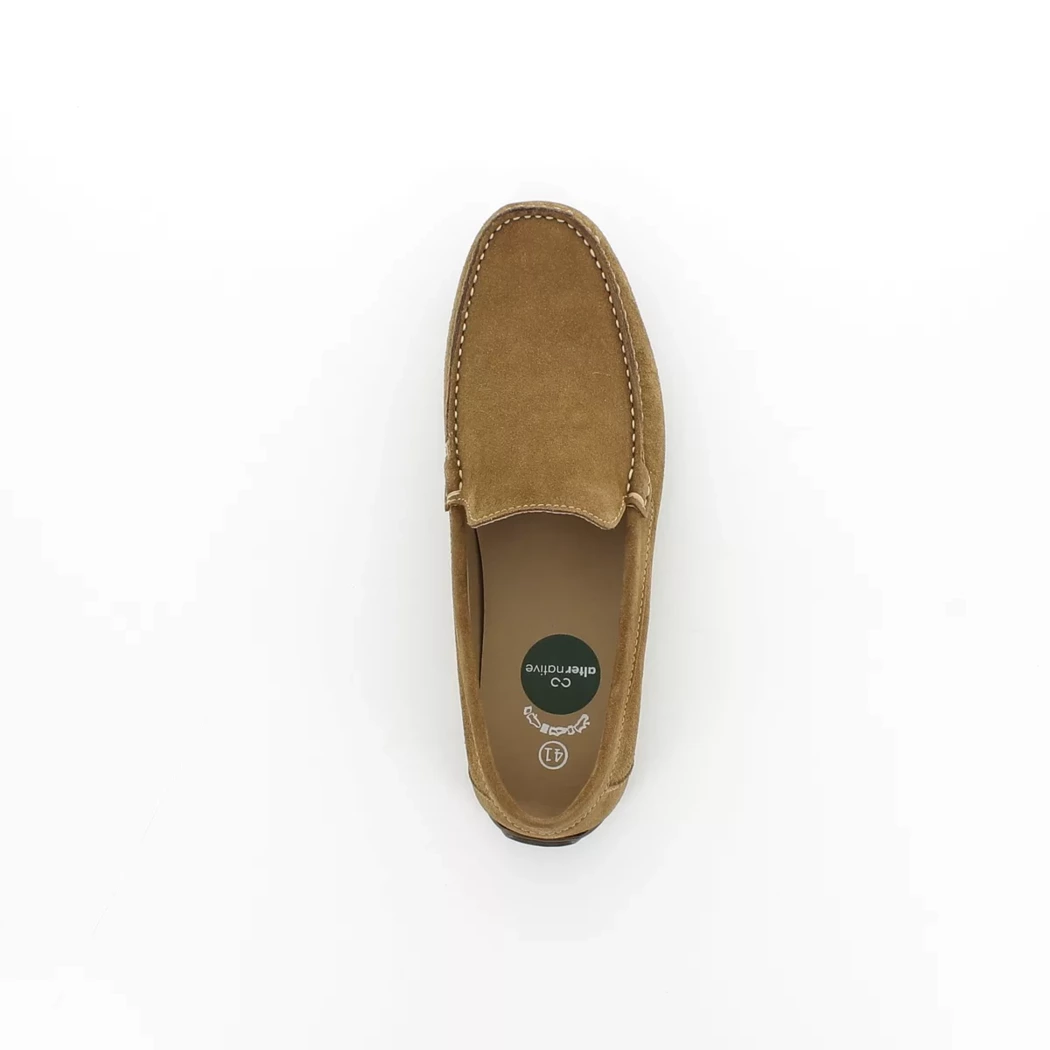 Image (6) de la chaussures Alternative - Mocassins Marron en Cuir nubuck