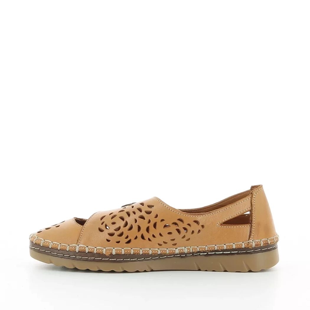 Image (4) de la chaussures Diabolo Studio - Ballerines Cuir naturel / Cognac en Cuir
