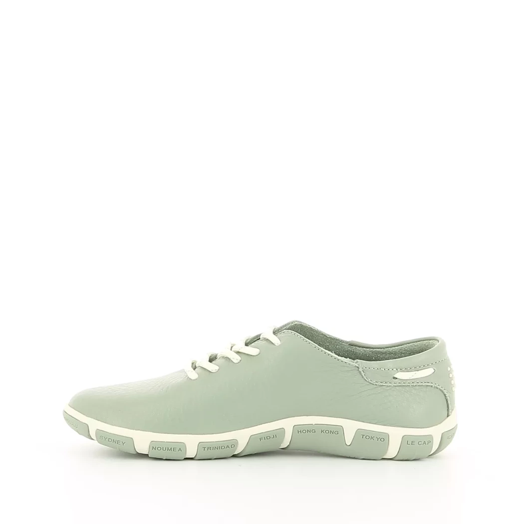 Image (4) de la chaussures Tbs - Baskets Vert en Cuir