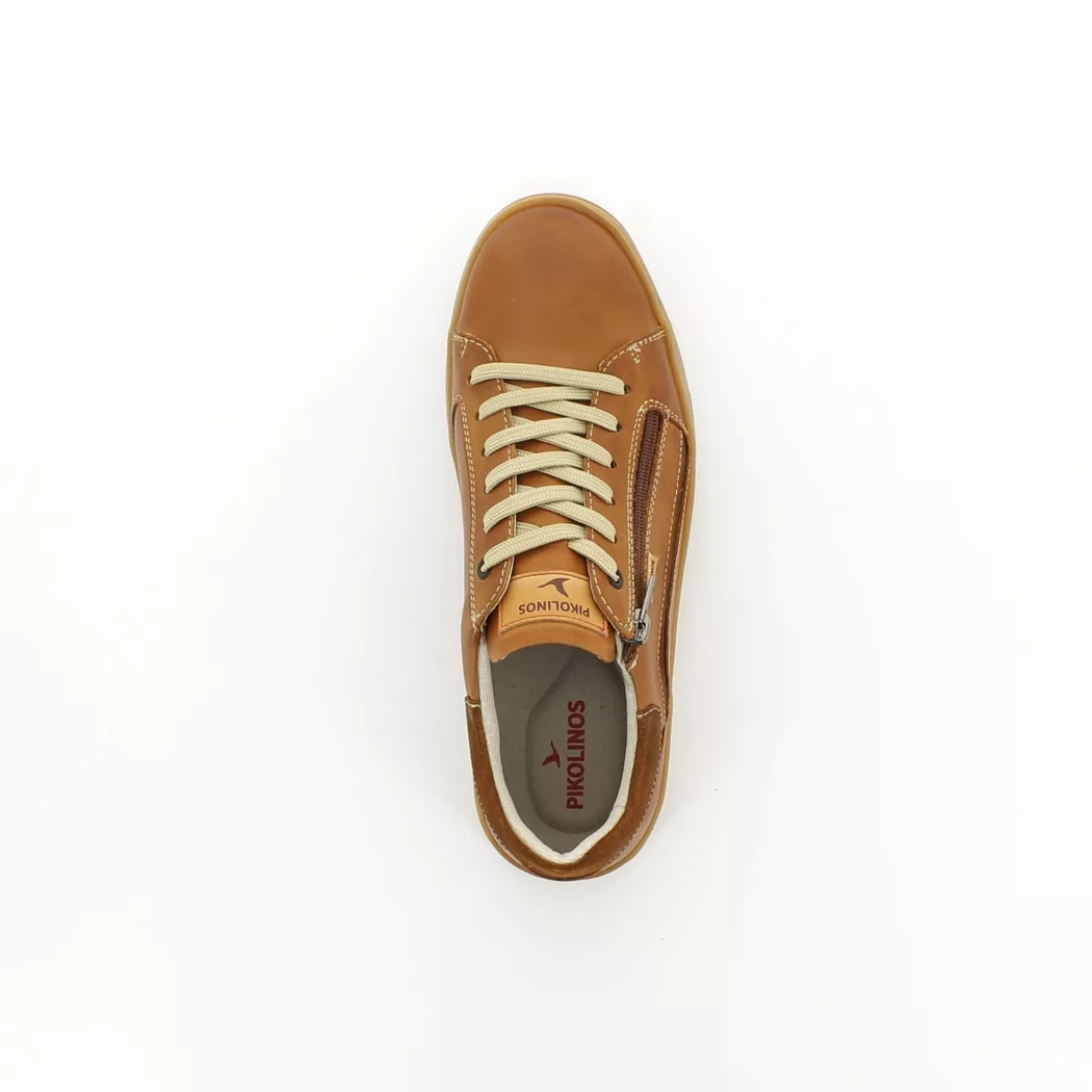 Image (6) de la chaussures Pikolinos - Baskets Cuir naturel / Cognac en Cuir