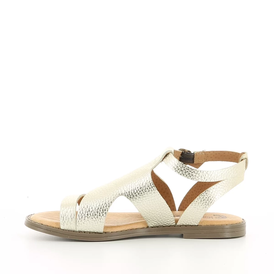 Image (4) de la chaussures Les Fees de Bengale - Sandales et Nu-Pieds Or / Bronze / Platine en Cuir