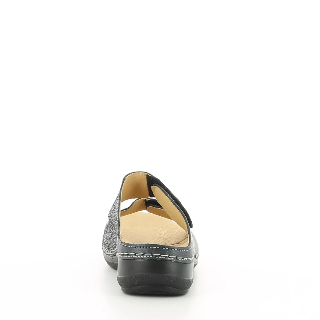 Image (3) de la chaussures Valmonte - Mules et Sabots Bleu en Cuir