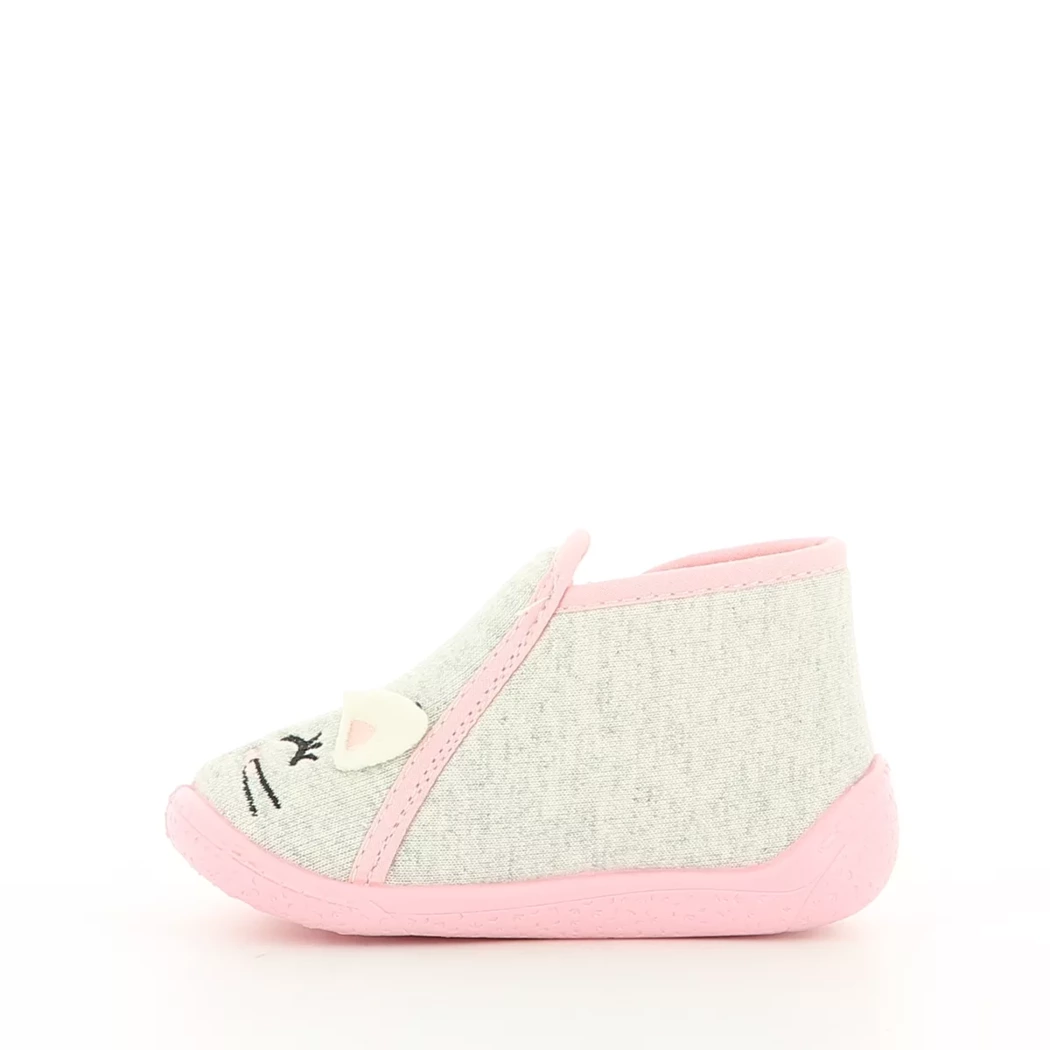 Image (4) de la chaussures Bossi - Pantoufles et Chaussons Gris en Textile