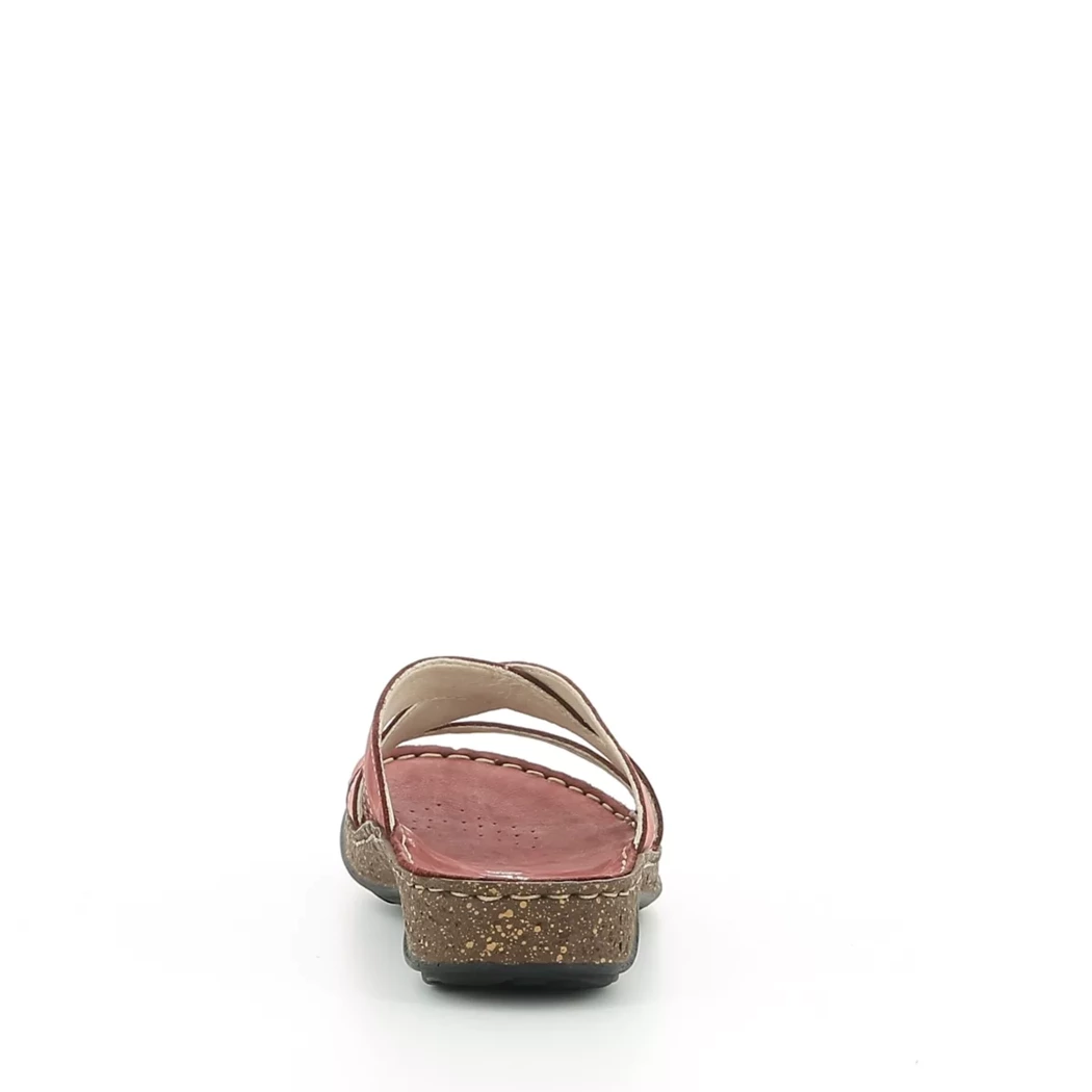 Image (3) de la chaussures Calba - Mules et Sabots Rose en Cuir nubuck