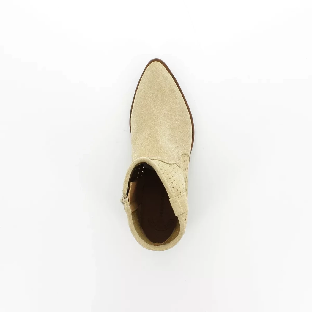 Image (6) de la chaussures Free Monday - Boots Beige en Cuir nubuck