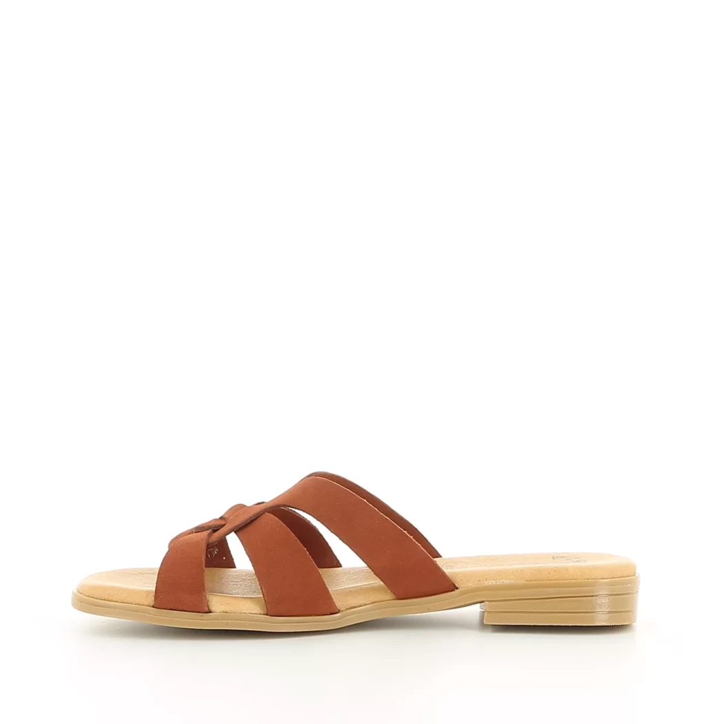 Image (4) de la chaussures Alter Native - Mules et Sabots Cuir naturel / Cognac en Cuir nubuck
