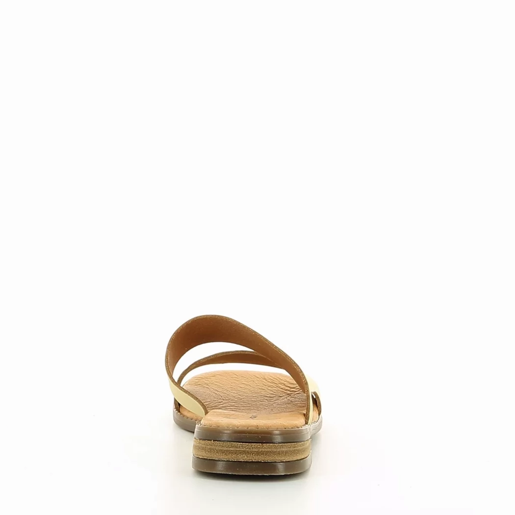 Image (3) de la chaussures Simplement B - Mules et Sabots Or / Bronze / Platine en Cuir