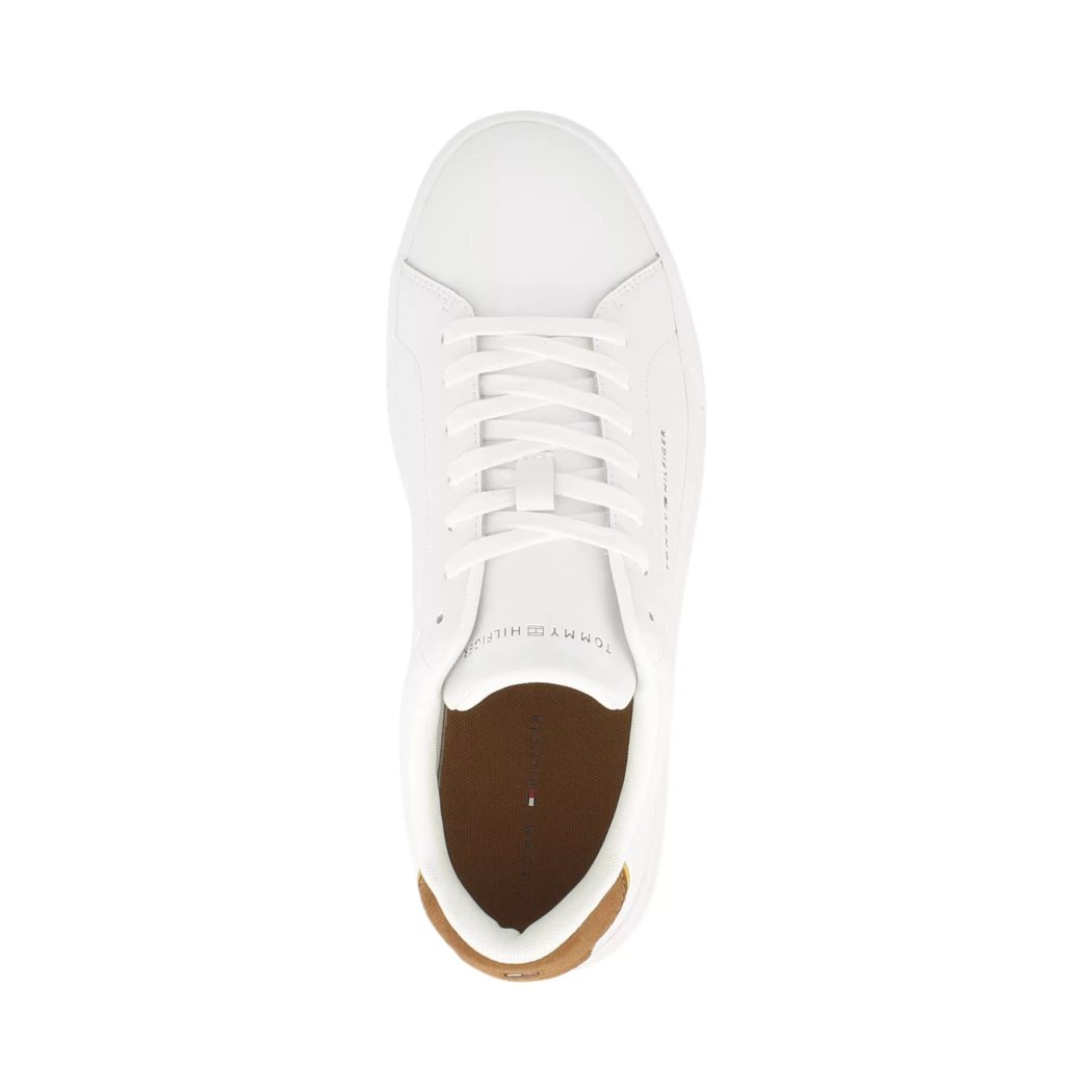 Image (6) de la chaussures Tommy Hilfiger - Baskets Blanc en Cuir