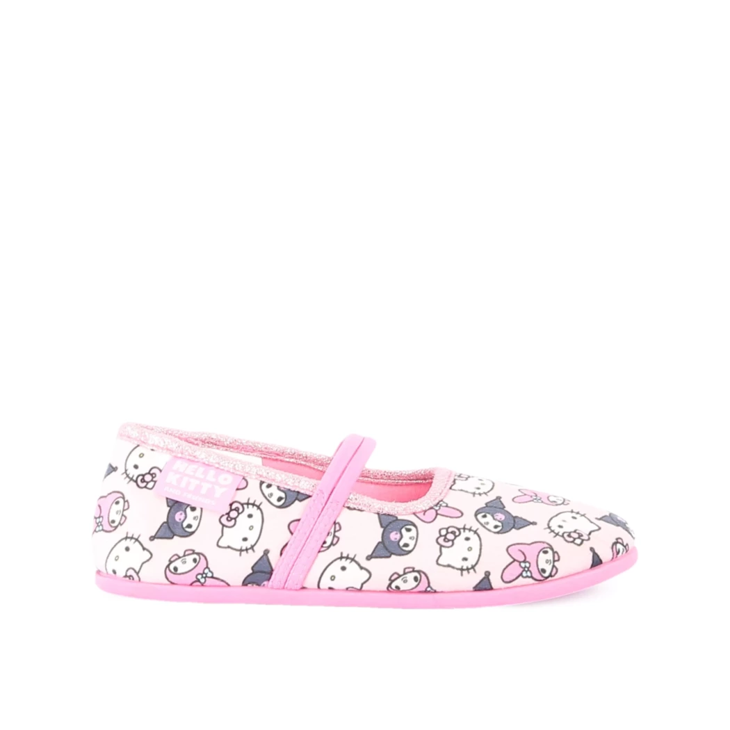 Image (2) de la chaussures Hello Kitty - Pantoufles et Chaussons Rose en Textile