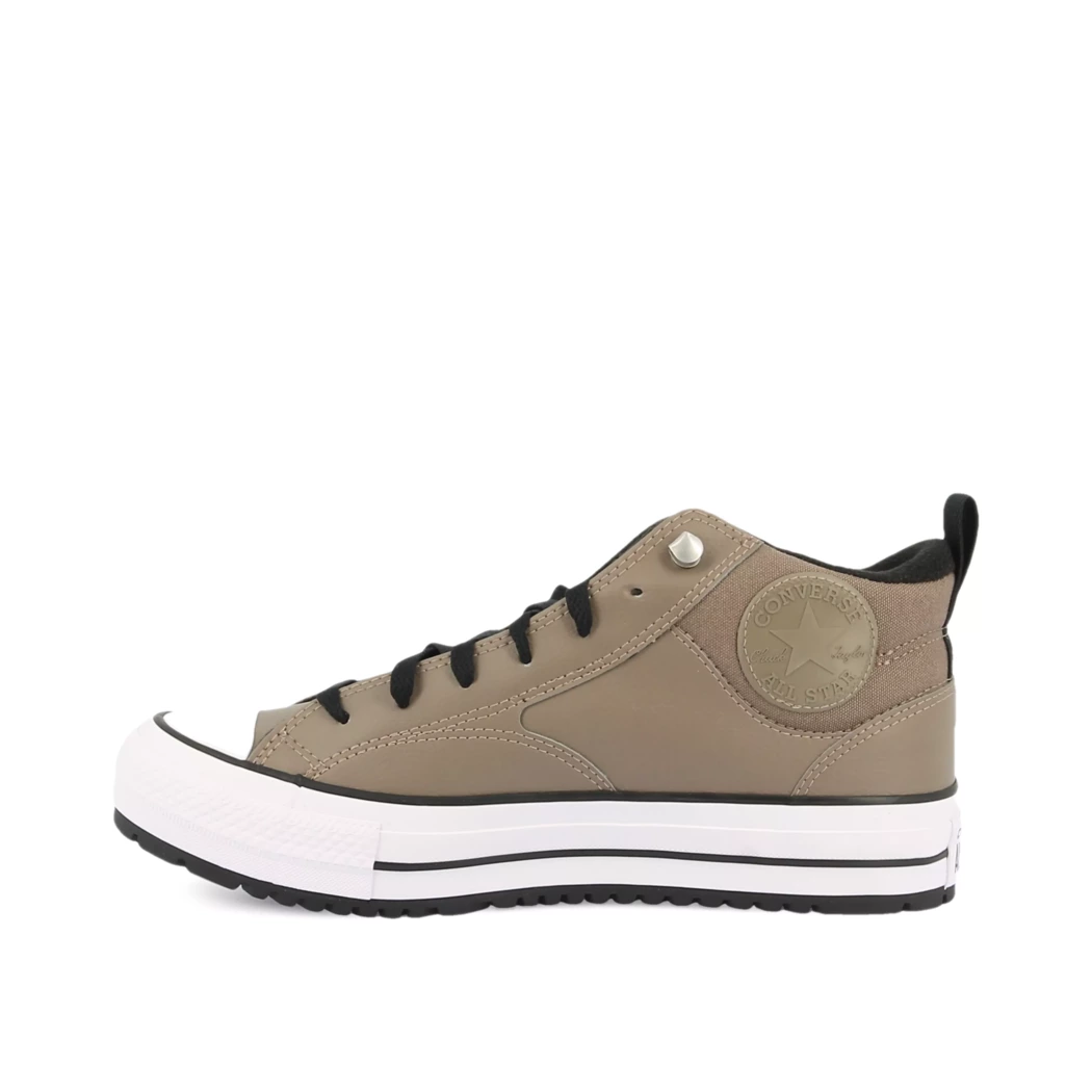 Image (4) de la chaussures Converse - Baskets Taupe en Cuir et textile