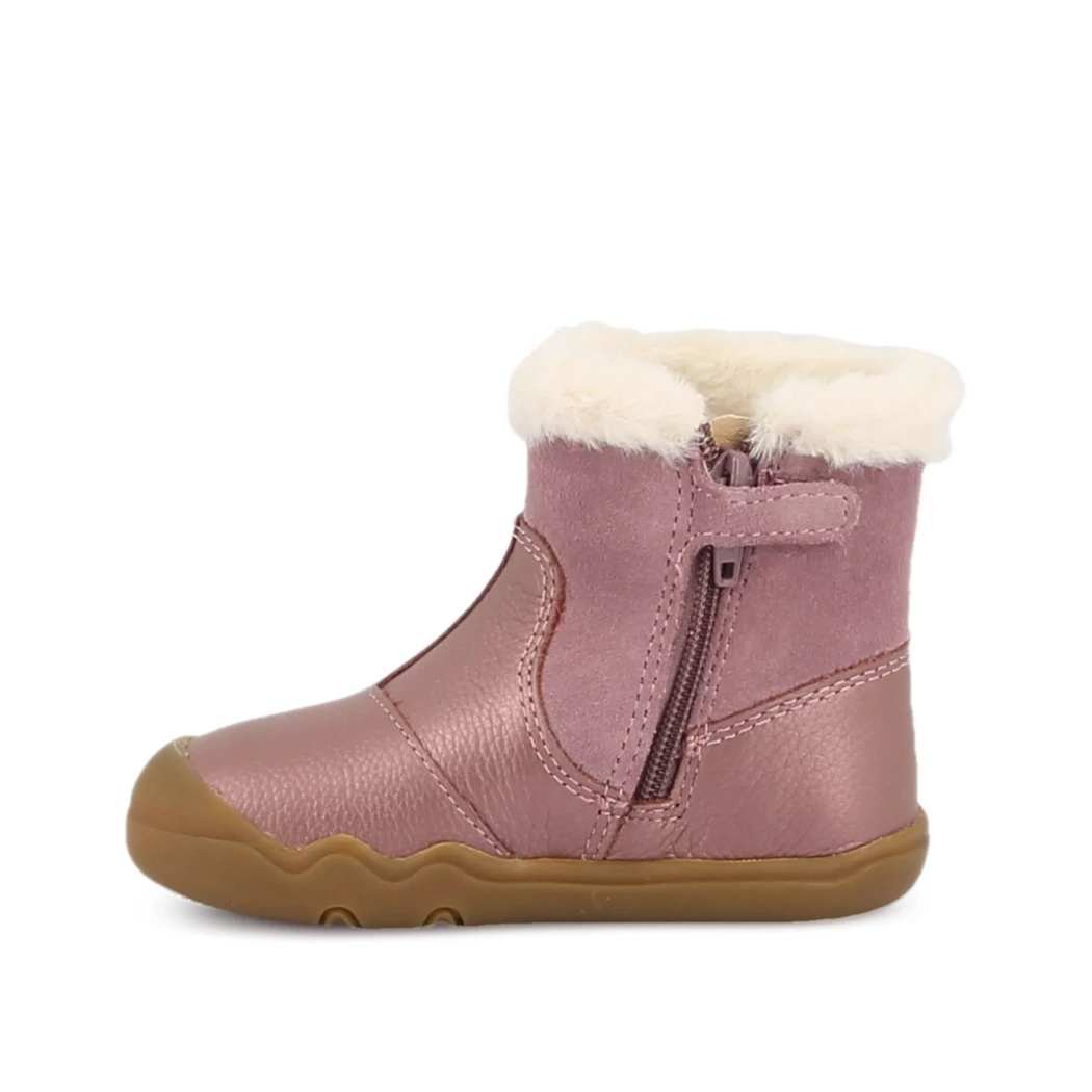 Image (4) de la chaussures Geox - Boots Rose en Cuir