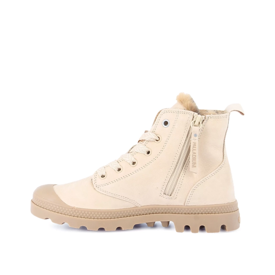 Image (4) de la chaussures Palladium - Bottines Beige en Cuir nubuck