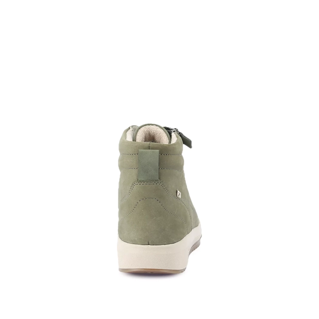 Image (3) de la chaussures Rieker - Bottines Vert en Cuir nubuck
