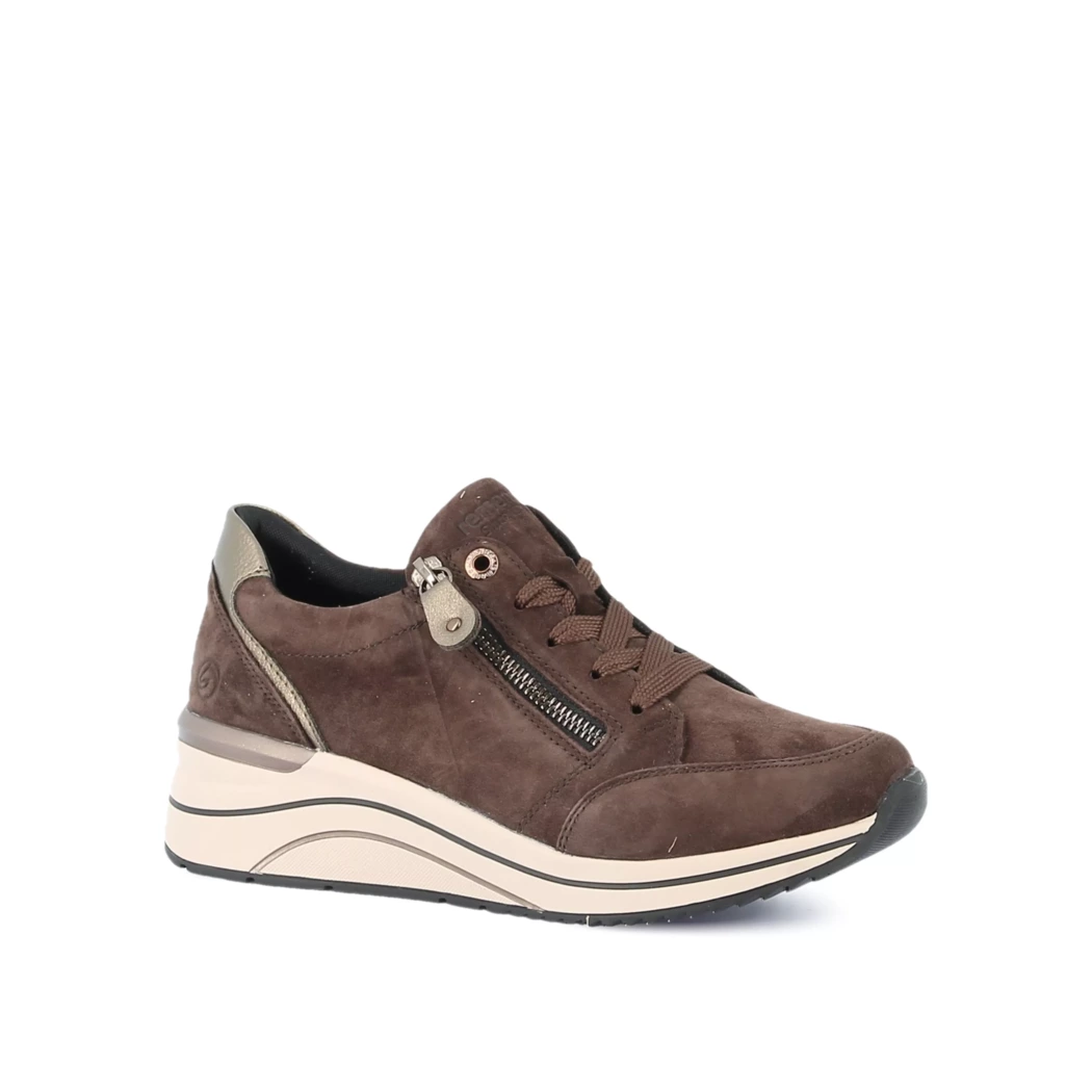 Image (1) de la chaussures Remonte - Baskets Marron en Cuir nubuck
