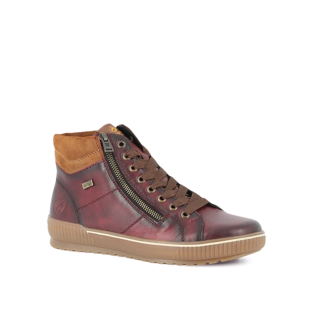 Image (1) de la chaussures Remonte - Bottines Bordeaux en Cuir