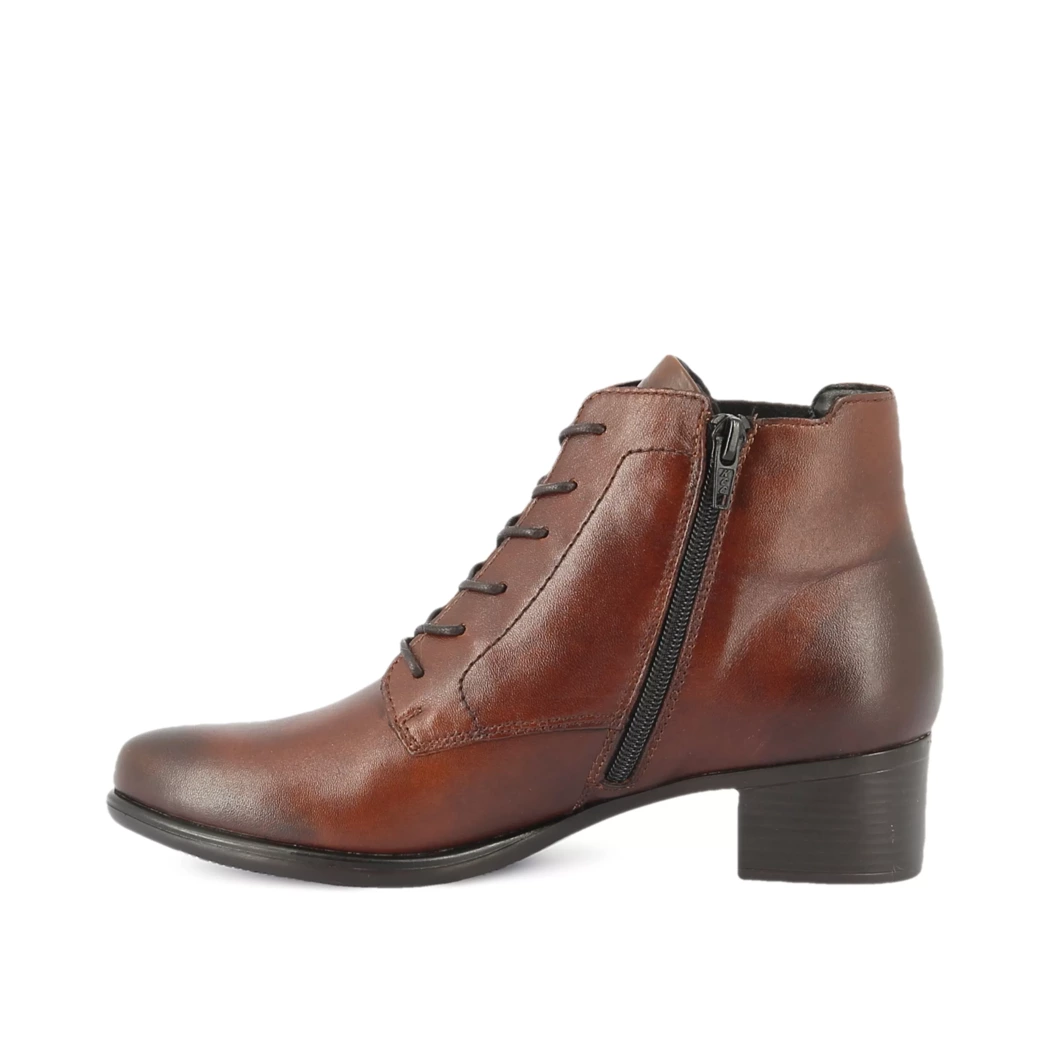 Image (4) de la chaussures Remonte - Bottines Cuir naturel / Cognac en Cuir