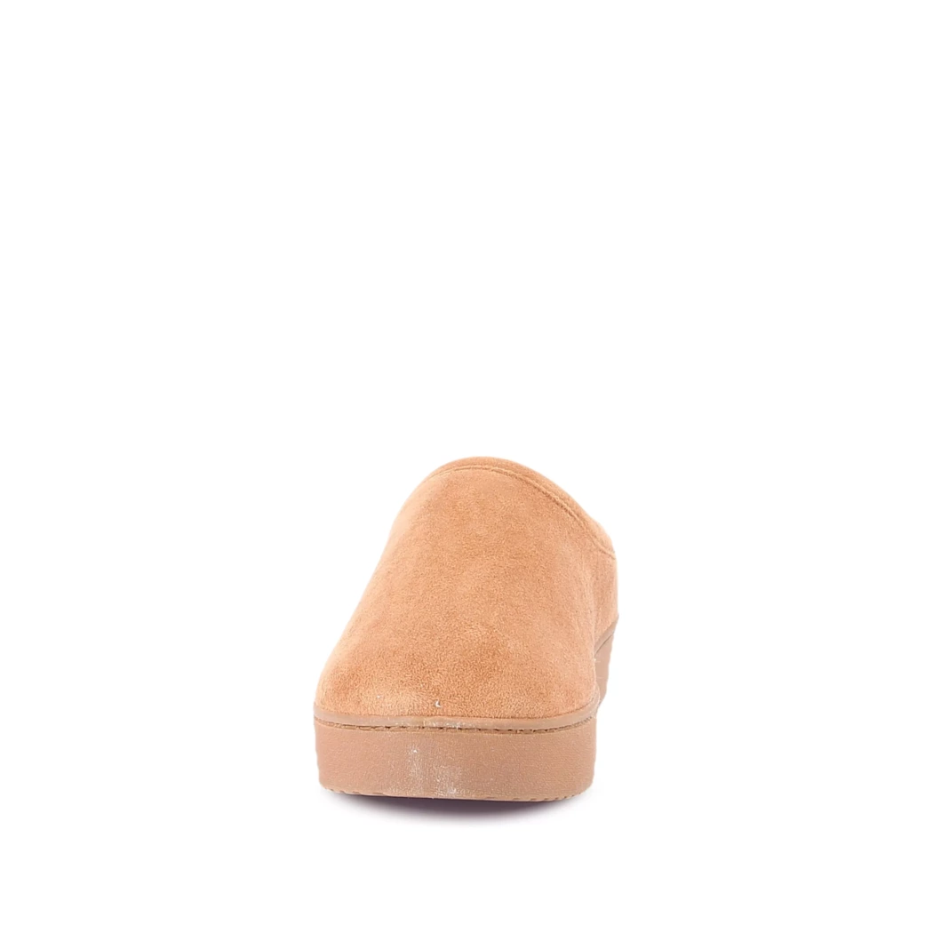 Image (5) de la chaussures Isotoner - Pantoufles et Chaussons Cuir naturel / Cognac en Textile
