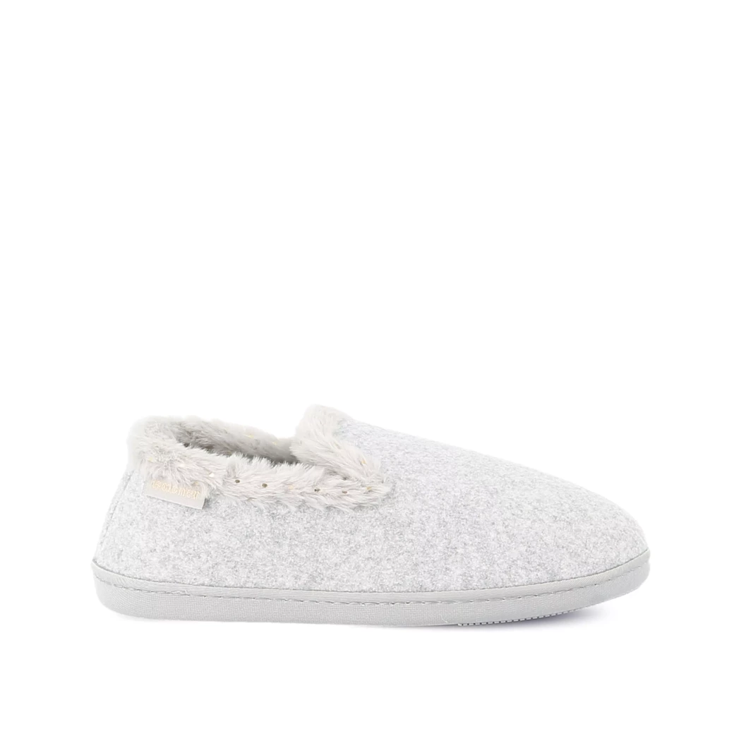 Image (2) de la chaussures Isotoner - Pantoufles et Chaussons Gris en Textile