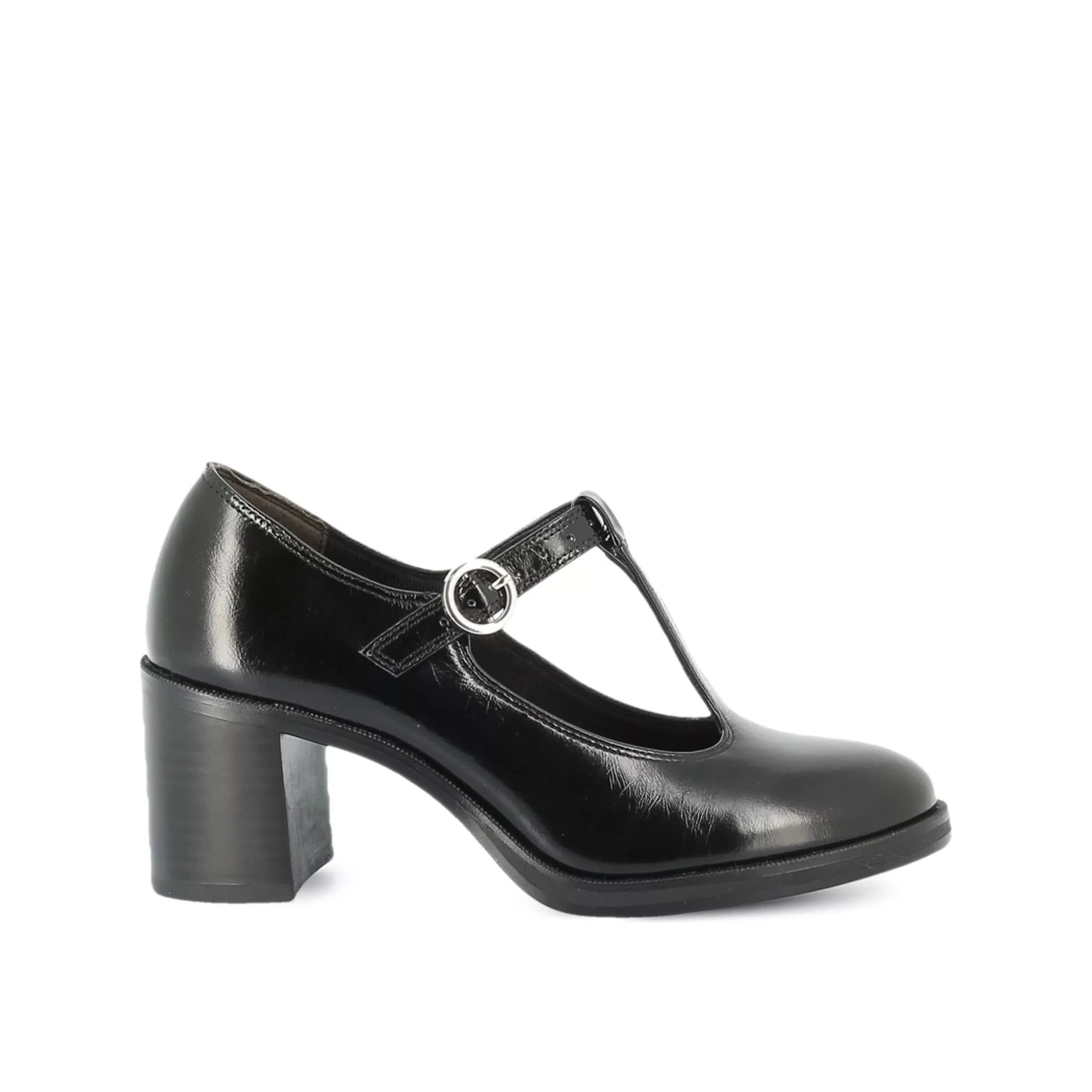 Image (2) de la chaussures Tamaris - Escarpins Noir en Cuir