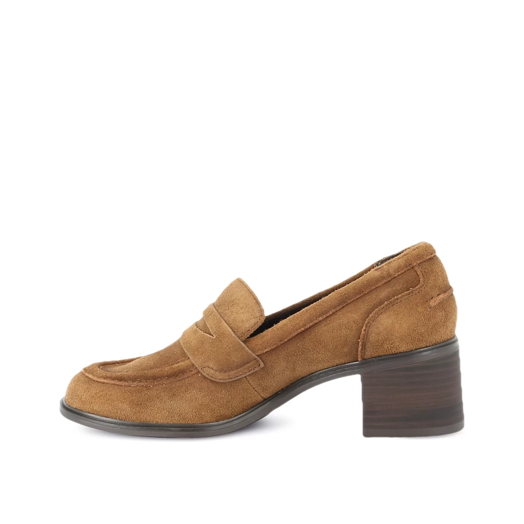 Image (4) de la chaussures Tamaris - Mocassins Cuir naturel / Cognac en Cuir nubuck