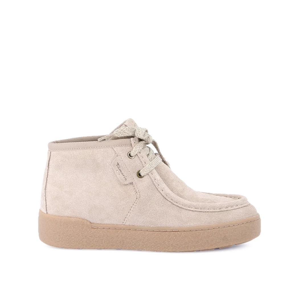 Image (2) de la chaussures Tamaris - Bottines Taupe en Cuir nubuck