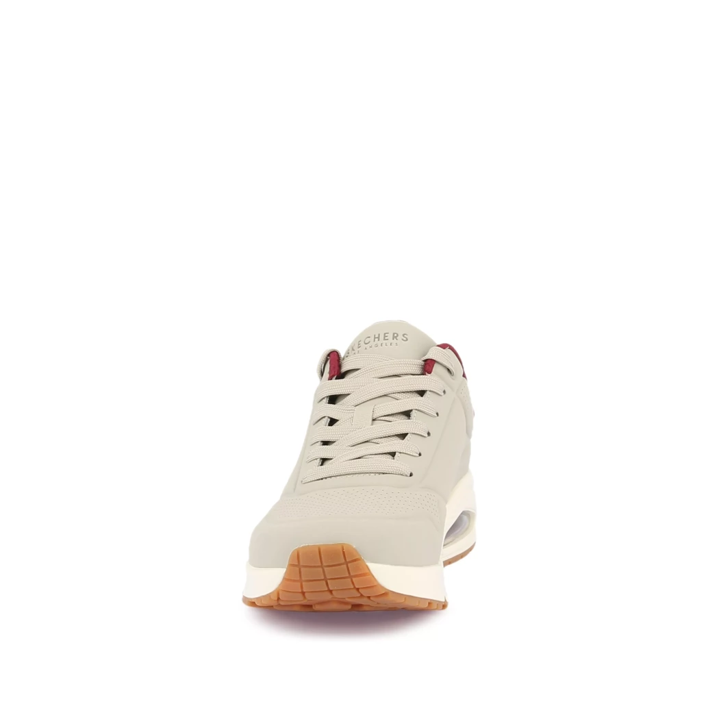 Image (5) de la chaussures Skechers - Baskets Beige en Cuir synthétique