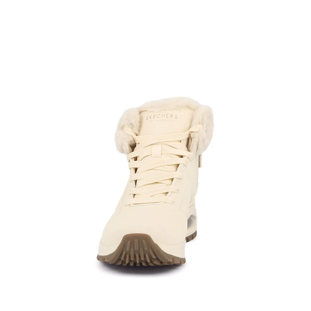 Image (5) de la chaussures Skechers - Bottines Beige en Cuir synthétique