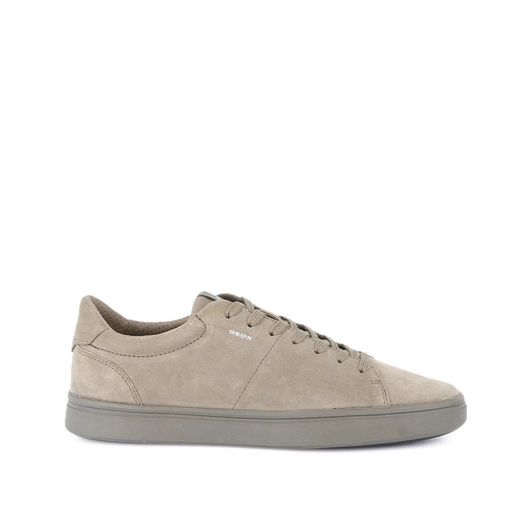 Image (2) de la chaussures Geox - Baskets Taupe en Cuir nubuck