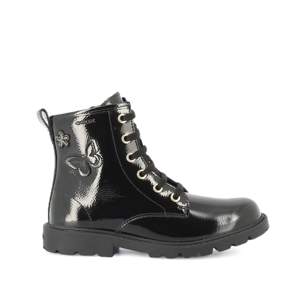 Image (2) de la chaussures Geox - Bottines Noir en Cuir synthétique