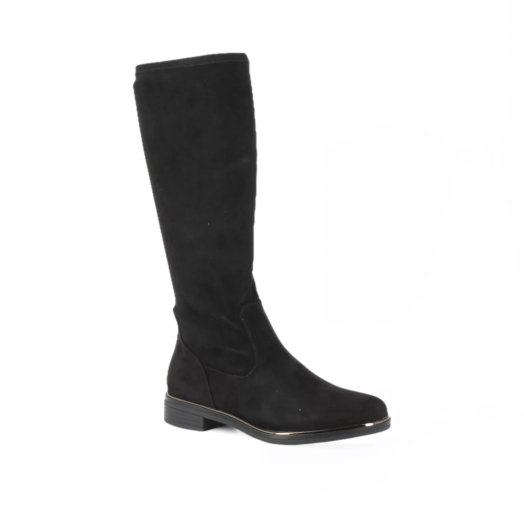 Image (1) de la chaussures Relife - Bottes Noir en Cuir nubuck