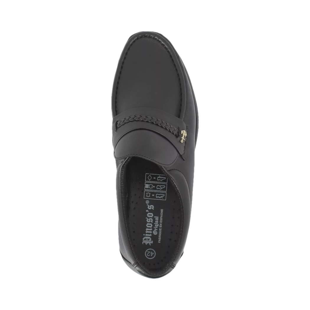 Image (6) de la chaussures Pinoso - Mocassins Noir en Cuir
