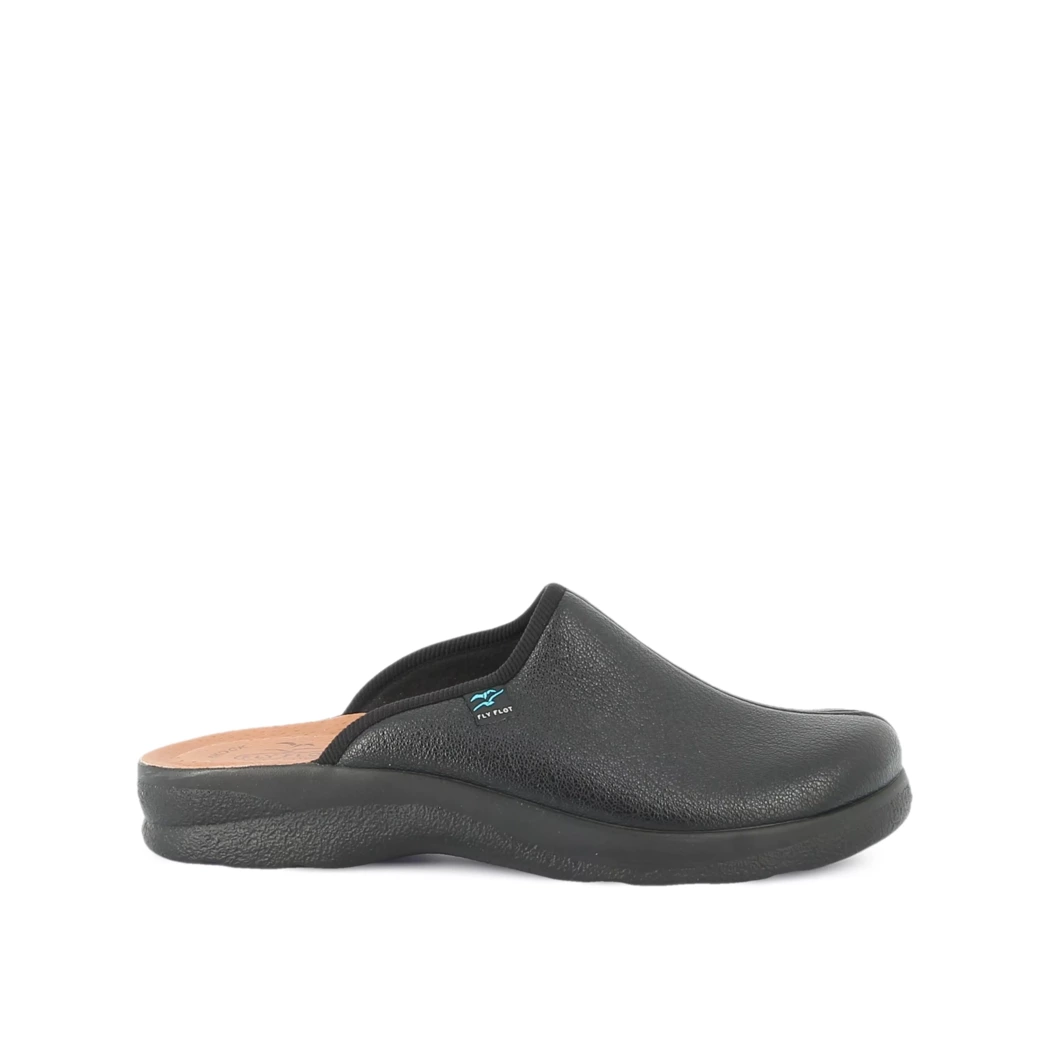 Image (2) de la chaussures Fly Flot - Pantoufles et Chaussons Noir en Cuir