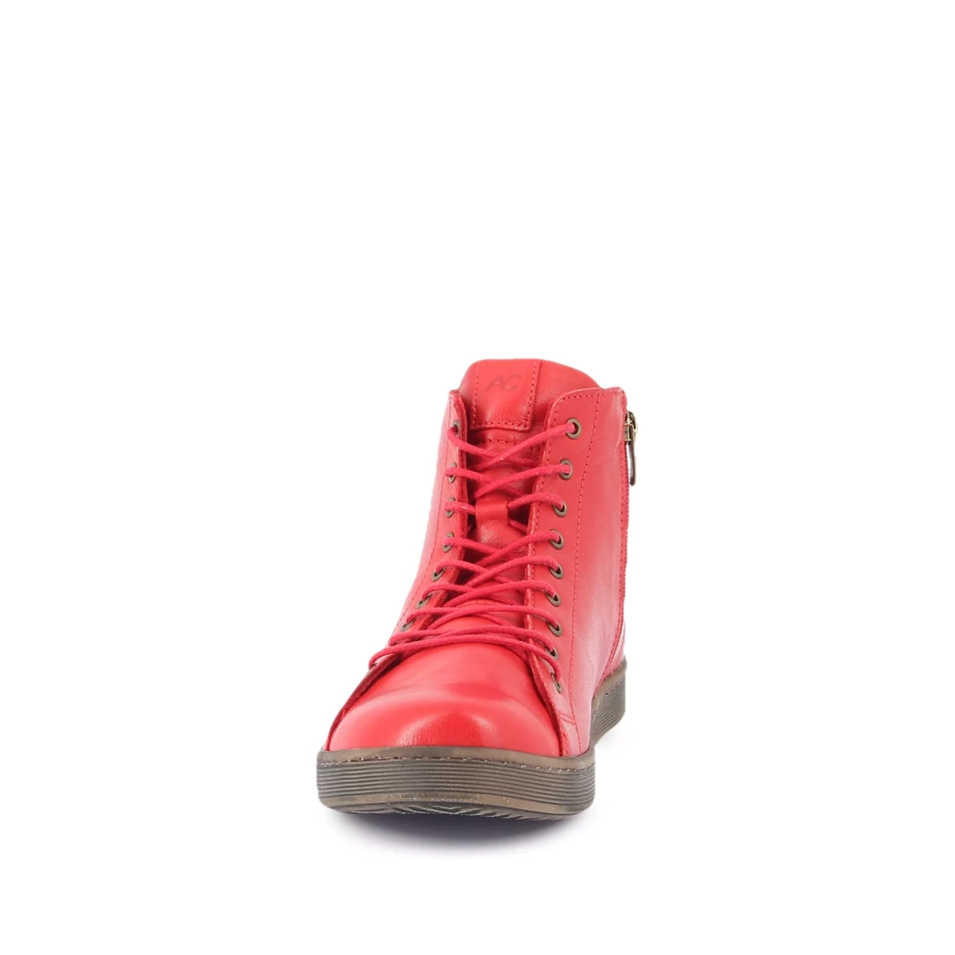 Image (5) de la chaussures Andrea Conti - Bottines Rouge en Cuir