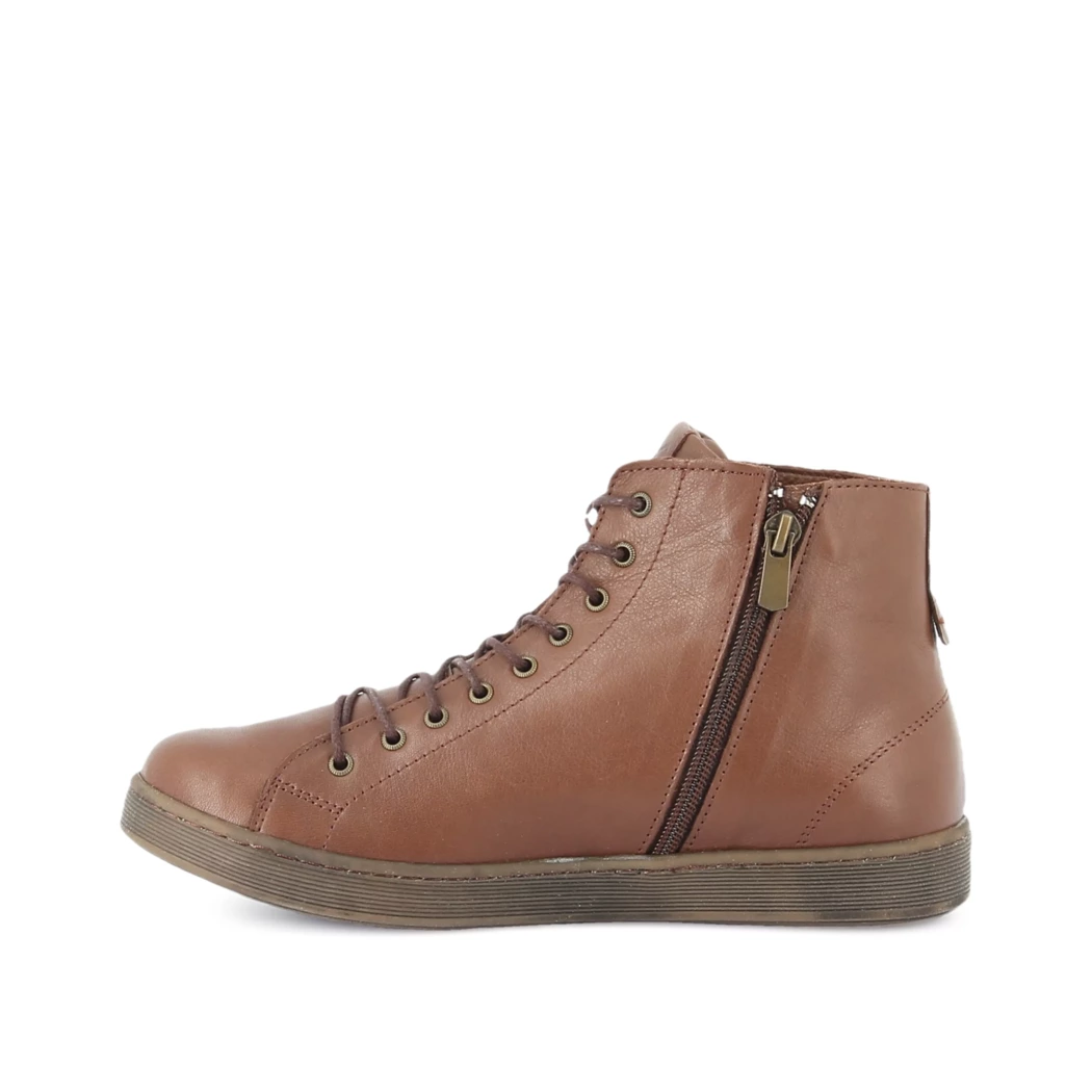 Image (4) de la chaussures Andrea Conti - Bottines Marron en Cuir