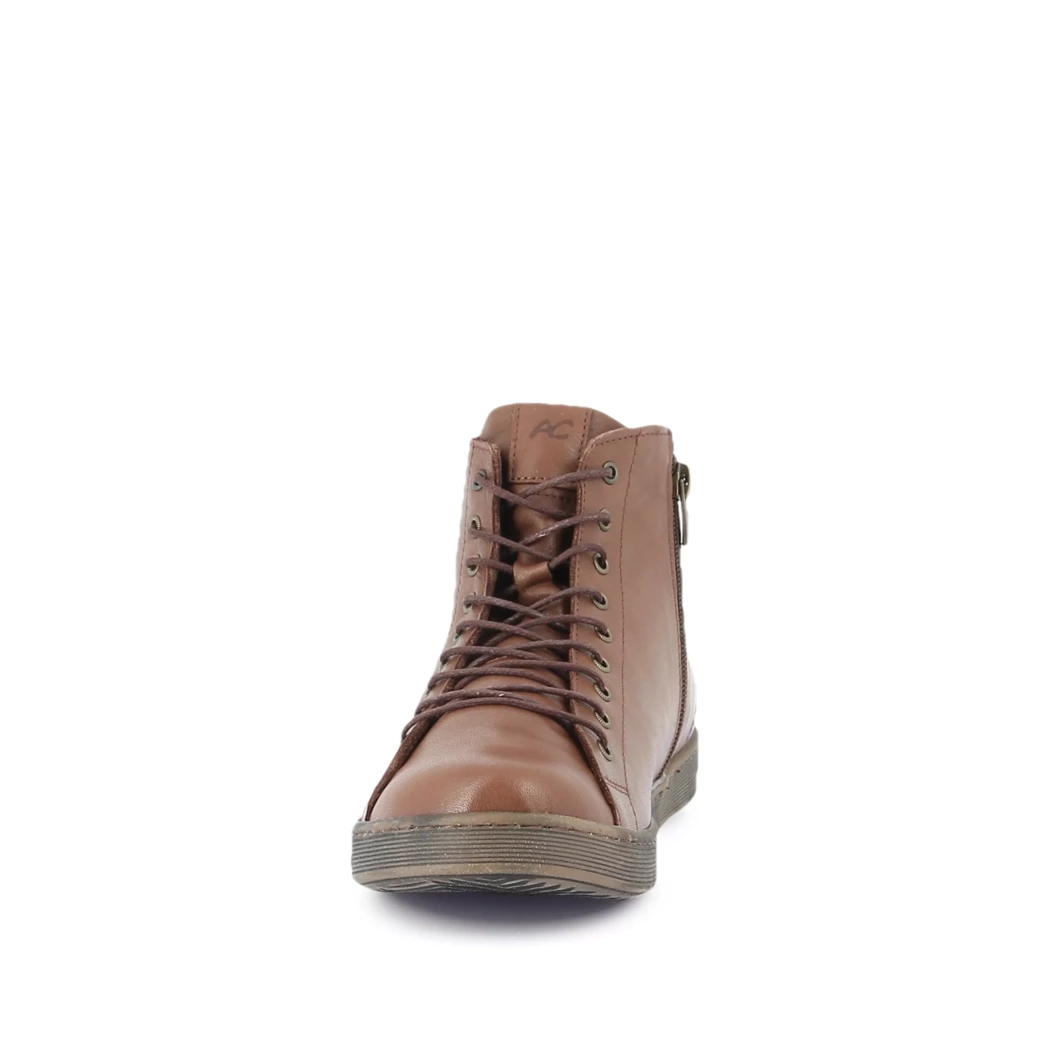 Image (5) de la chaussures Andrea Conti - Bottines Marron en Cuir