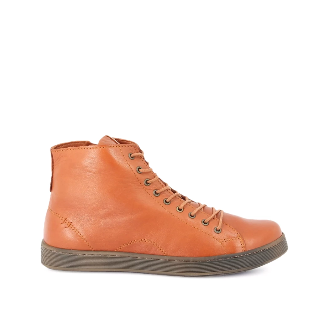 Image (2) de la chaussures Andrea Conti - Bottines Orange en Cuir