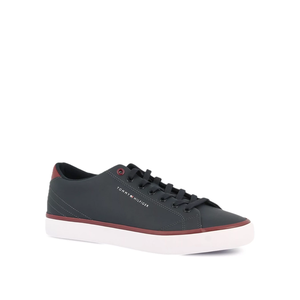 Image (1) de la chaussures Tommy Hilfiger - Baskets Bleu en Cuir