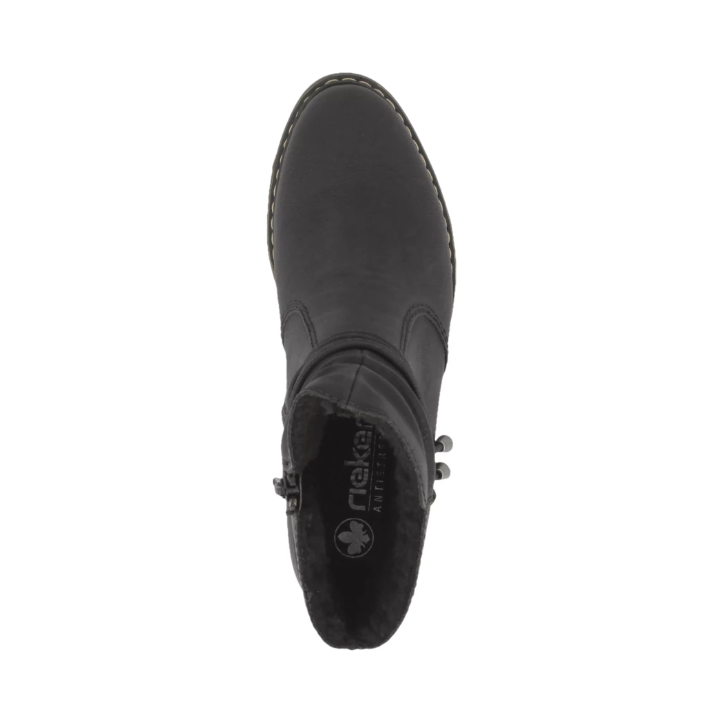 Image (6) de la chaussures Rieker - Boots Noir en Cuir synthétique