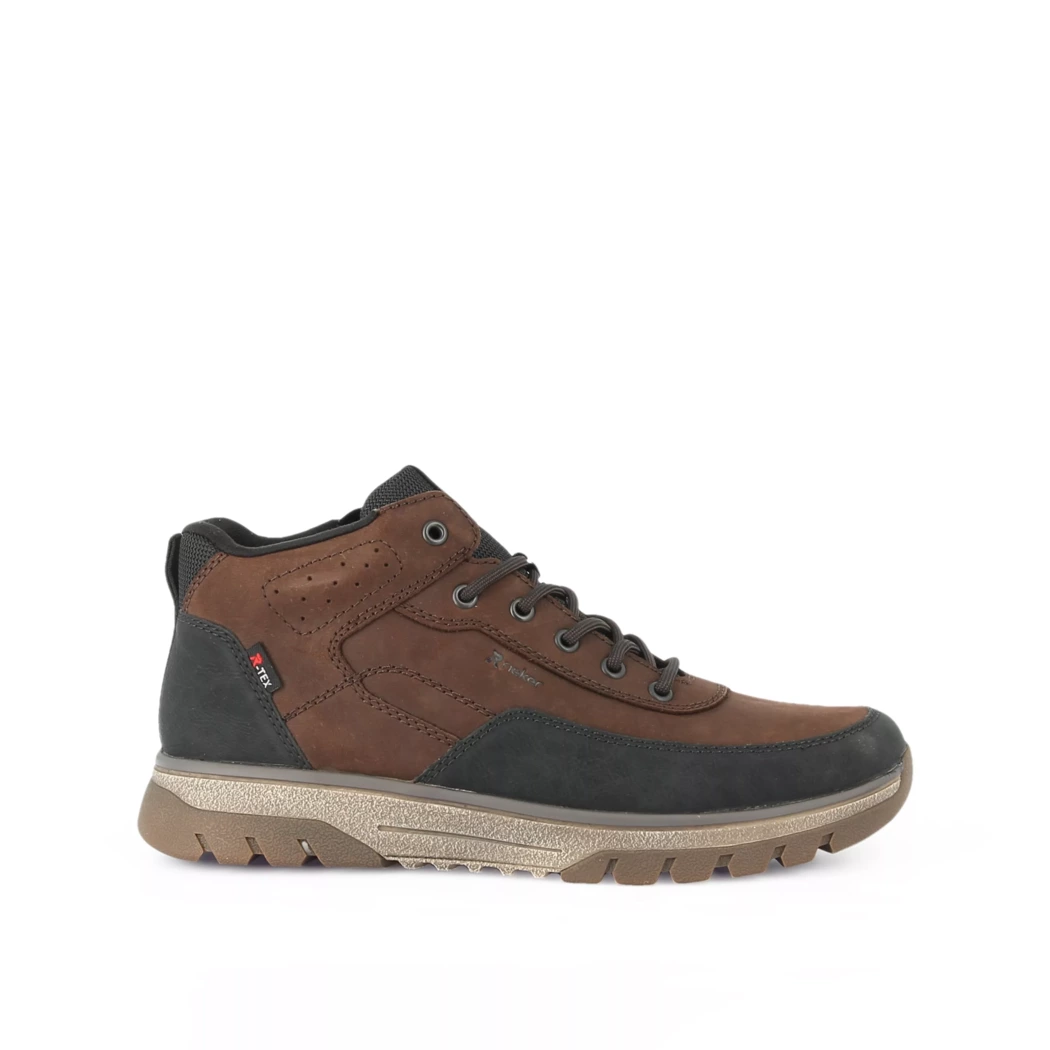 Image (2) de la chaussures Rieker - Bottines Marron en Cuir nubuck