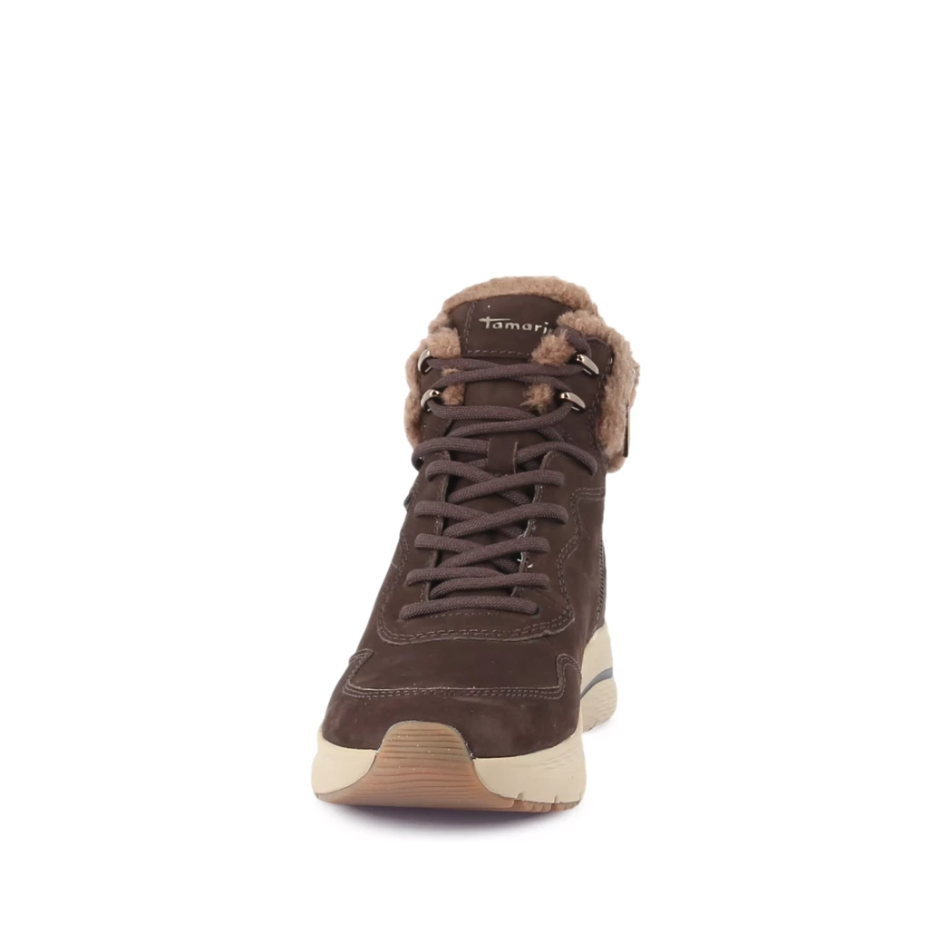 Image (5) de la chaussures Tamaris - Bottines Marron en Cuir nubuck