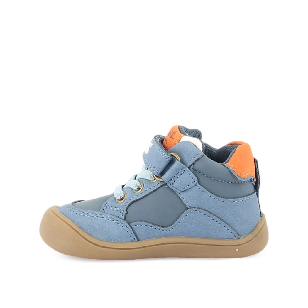 Image (4) de la chaussures Interdit de me gronder - Bottines Bleu en Cuir synthétique