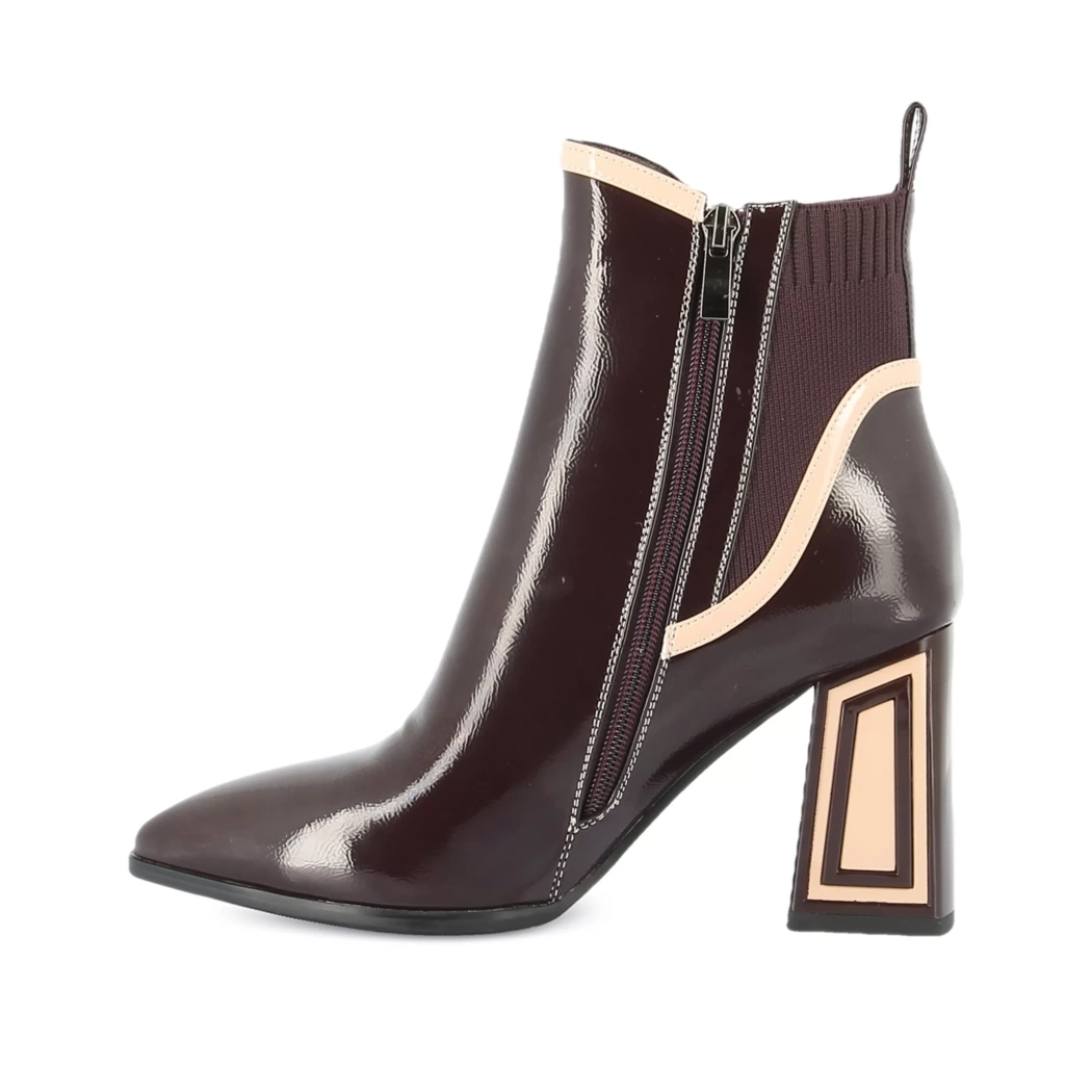 Image (4) de la chaussures Rock Away - Boots Marron en Cuir synthétique