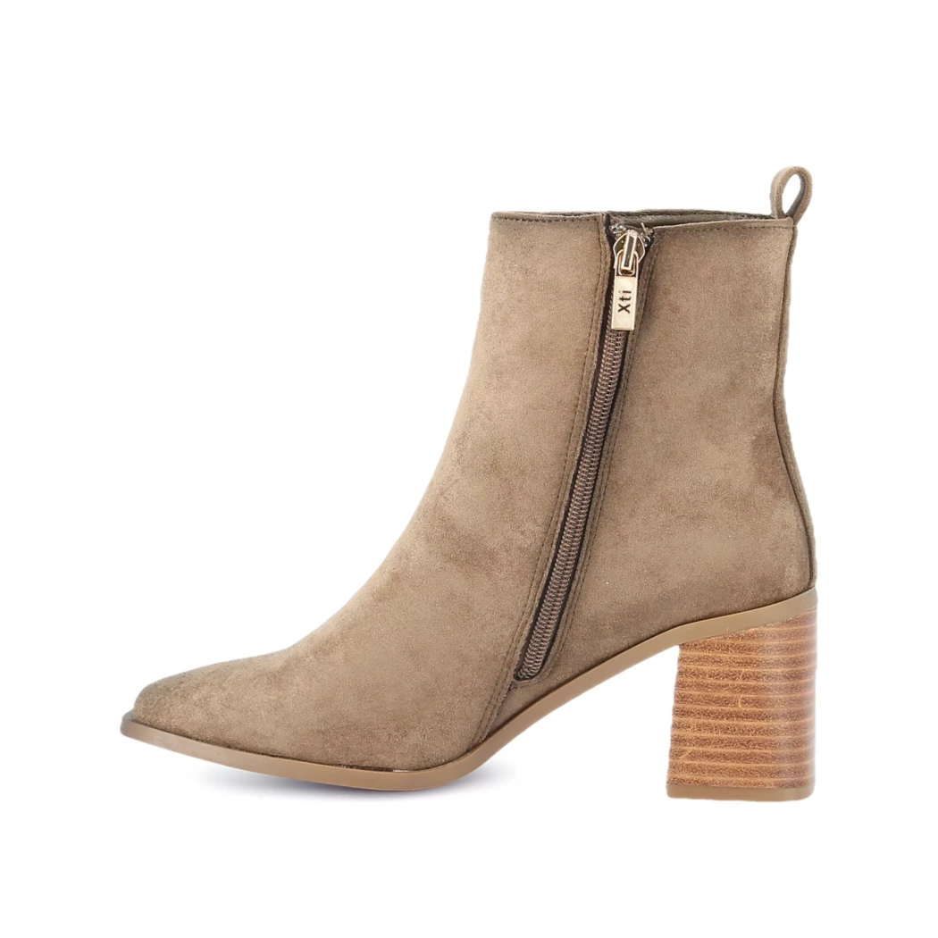Image (4) de la chaussures Xti - Boots Taupe en Cuir synthétique