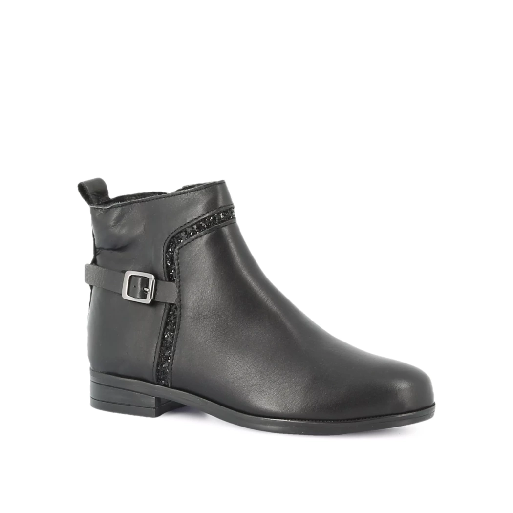 Image (1) de la chaussures Les Fees de Bengale - Boots Noir en Cuir
