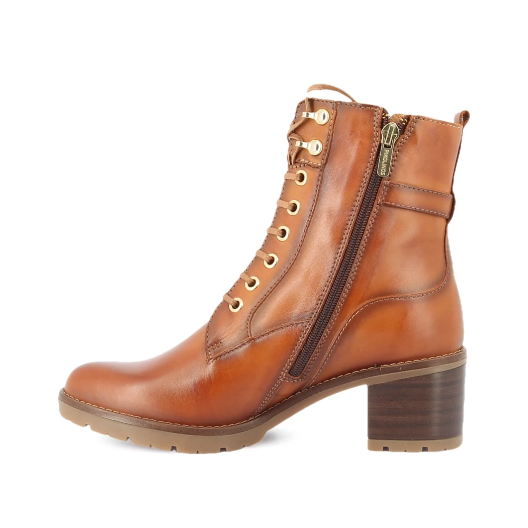 Image (4) de la chaussures Pikolinos - Bottines Cuir naturel / Cognac en Cuir