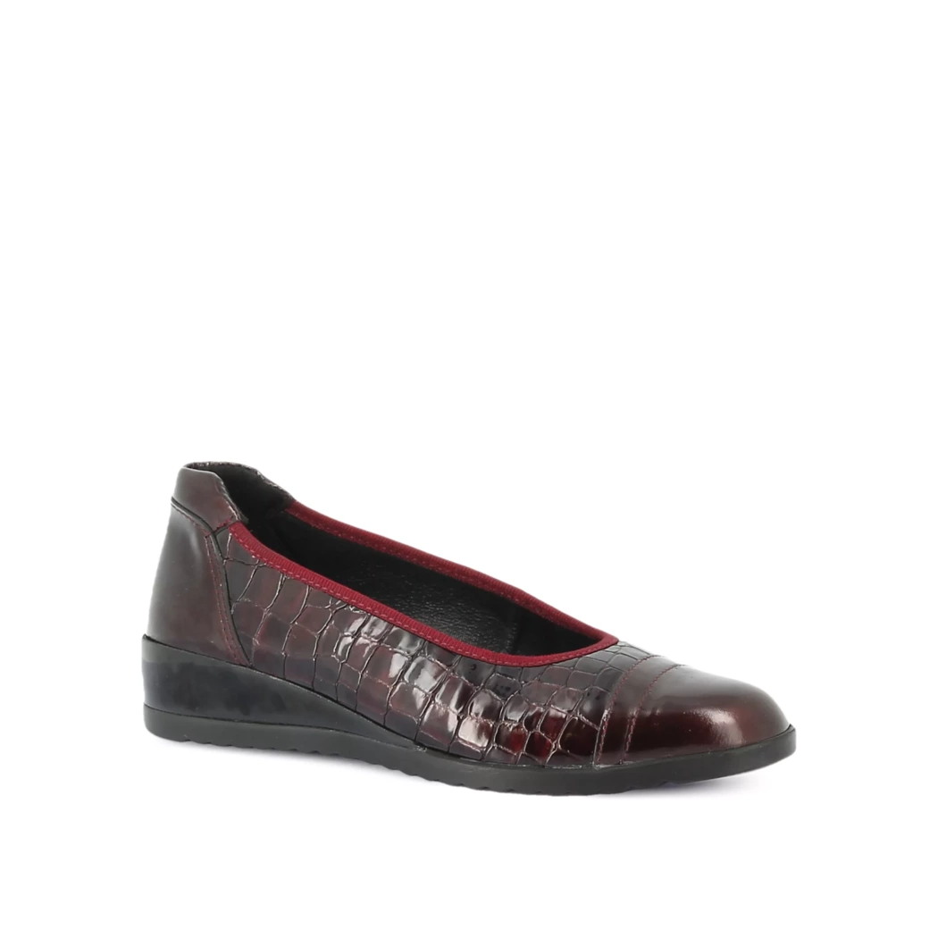 Image (1) de la chaussures Sens - Escarpins Bordeaux en Cuir vernis