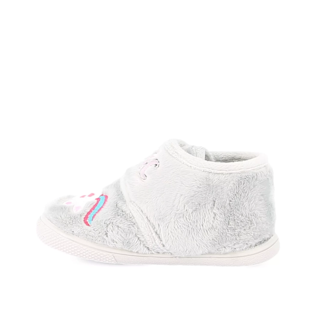 Image (4) de la chaussures Vul ladi - Pantoufles et Chaussons Gris en Textile
