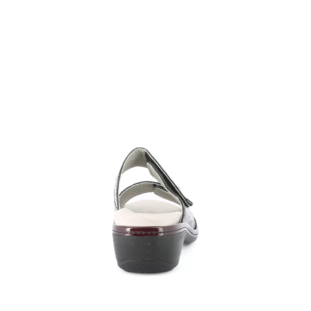 Image (3) de la chaussures Sens - Mules et Sabots Bordeaux en Cuir vernis